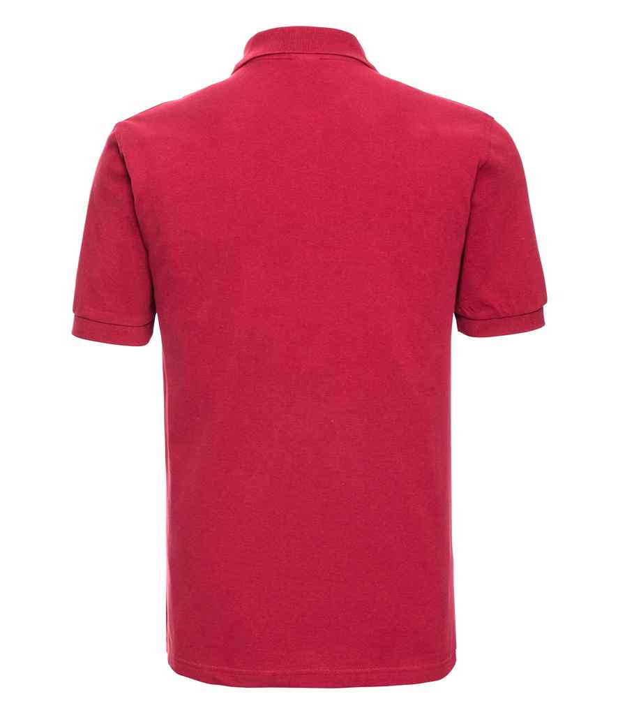 Russell Classic Cotton Piqué Polo Shirt in by Russell — Custom branded clothing by Print Press, featuring premium embroidery produced in our specialist print lab in the UK.