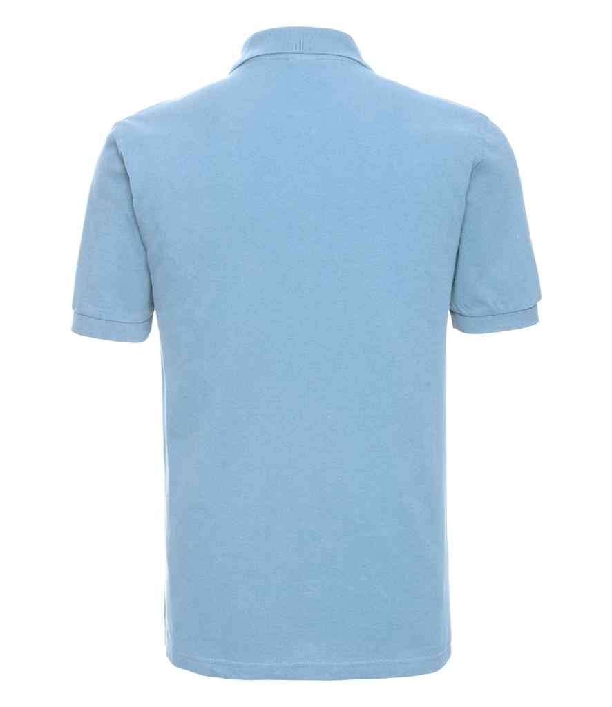 Russell Classic Cotton Piqué Polo Shirt in by Russell — Custom branded clothing by Print Press, featuring premium embroidery produced in our specialist print lab in the UK.
