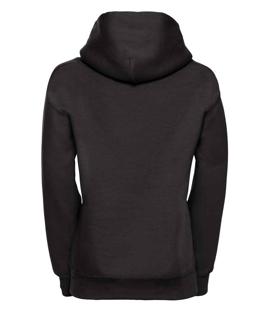 Russell Schoolgear Kids Hooded Sweatshirt in by Russell — Custom branded clothing by Print Press, featuring premium embroidery produced in our specialist print lab in the UK.