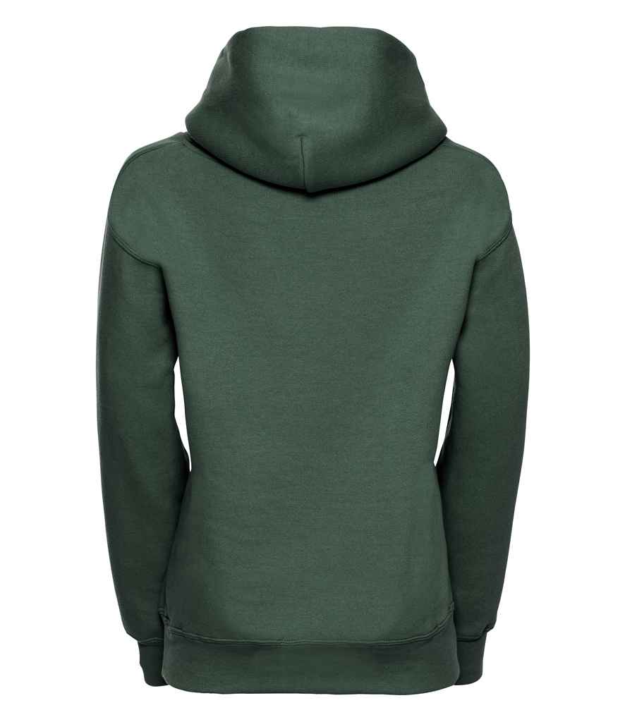 Russell Schoolgear Kids Hooded Sweatshirt in by Russell — Custom branded clothing by Print Press, featuring premium embroidery produced in our specialist print lab in the UK.