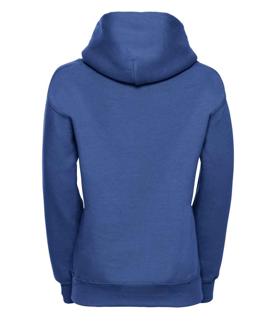 Russell Schoolgear Kids Hooded Sweatshirt in by Russell — Custom branded clothing by Print Press, featuring premium embroidery produced in our specialist print lab in the UK.