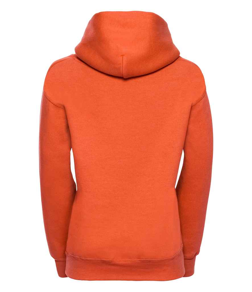 Russell Schoolgear Kids Hooded Sweatshirt in by Russell — Custom branded clothing by Print Press, featuring premium embroidery produced in our specialist print lab in the UK.