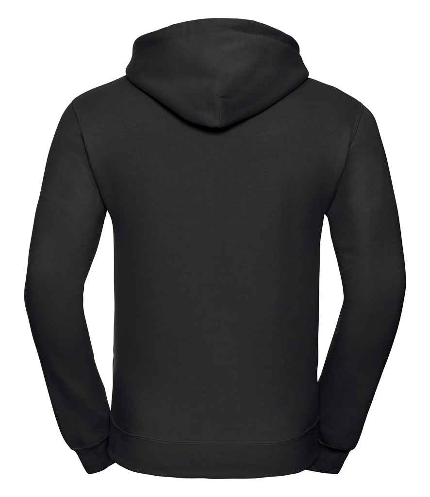 Russell Hooded Sweatshirt in by Russell — Custom branded clothing by Print Press, featuring premium embroidery produced in our specialist print lab in the UK.