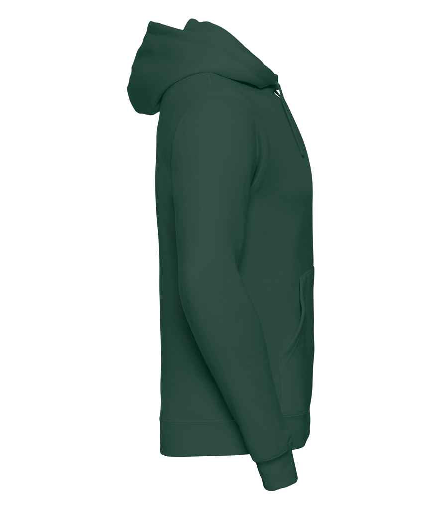 Russell Hooded Sweatshirt in by Russell — Custom branded clothing by Print Press, featuring premium embroidery produced in our specialist print lab in the UK.