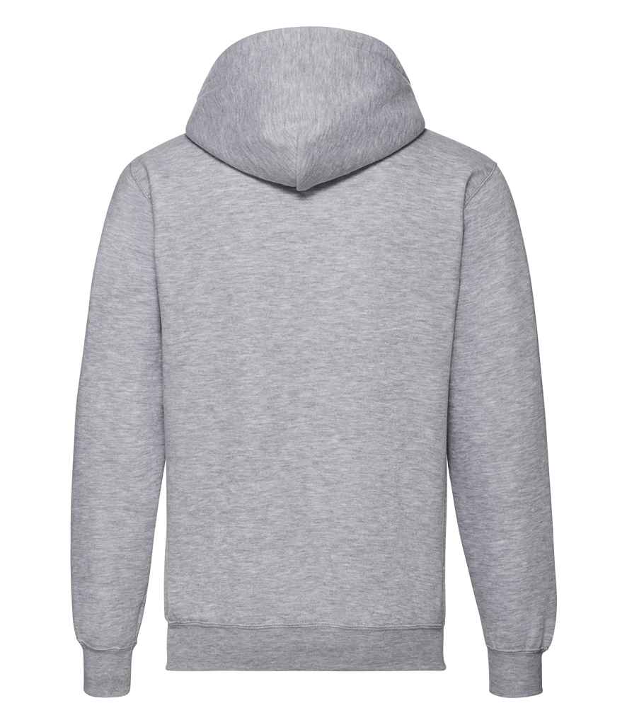 Russell Hooded Sweatshirt in by Russell — Custom branded clothing by Print Press, featuring premium embroidery produced in our specialist print lab in the UK.