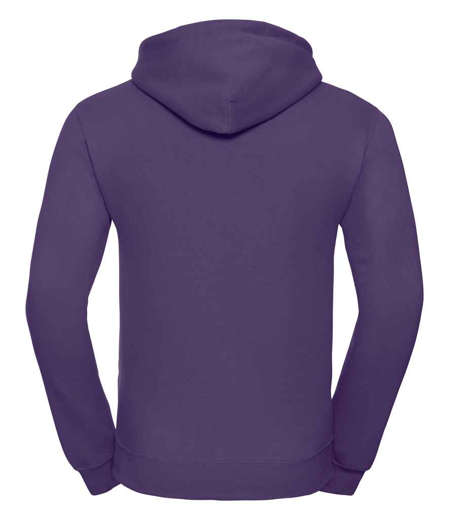 Russell Hooded Sweatshirt in by Russell — Custom branded clothing by Print Press, featuring premium embroidery produced in our specialist print lab in the UK.