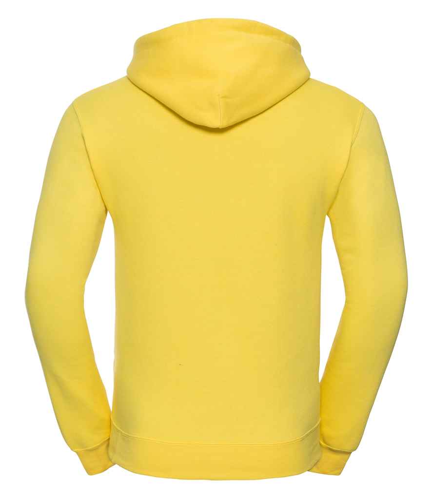 Russell Hooded Sweatshirt in by Russell — Custom branded clothing by Print Press, featuring premium embroidery produced in our specialist print lab in the UK.