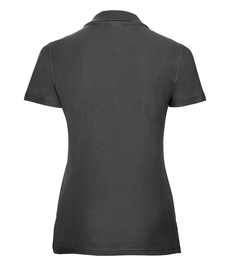 Russell Ladies Ultimate Cotton Piqué Polo Shirt in by Russell — Custom branded clothing by Print Press, featuring premium embroidery produced in our specialist print lab in the UK.