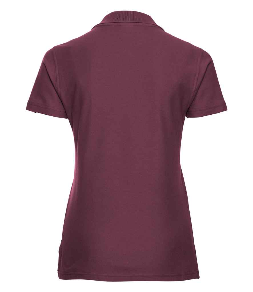 Russell Ladies Ultimate Cotton Piqué Polo Shirt in by Russell — Custom branded clothing by Print Press, featuring premium embroidery produced in our specialist print lab in the UK.