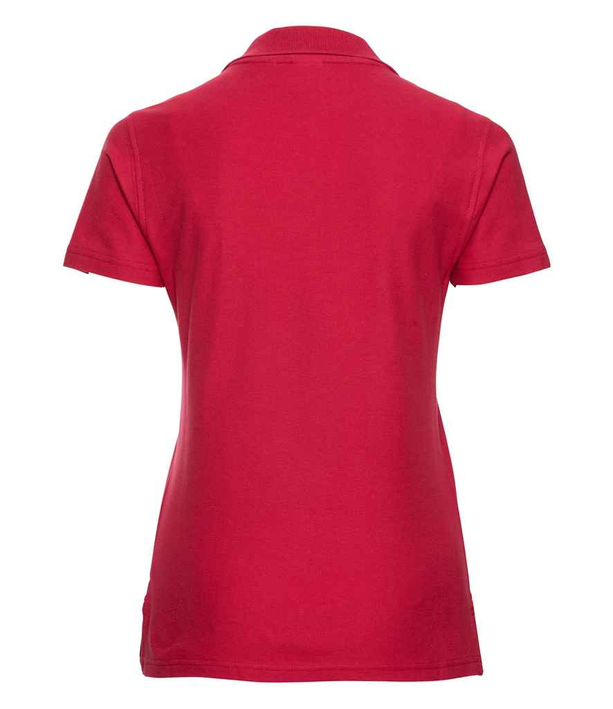 Russell Ladies Ultimate Cotton Piqué Polo Shirt in by Russell — Custom branded clothing by Print Press, featuring premium embroidery produced in our specialist print lab in the UK.