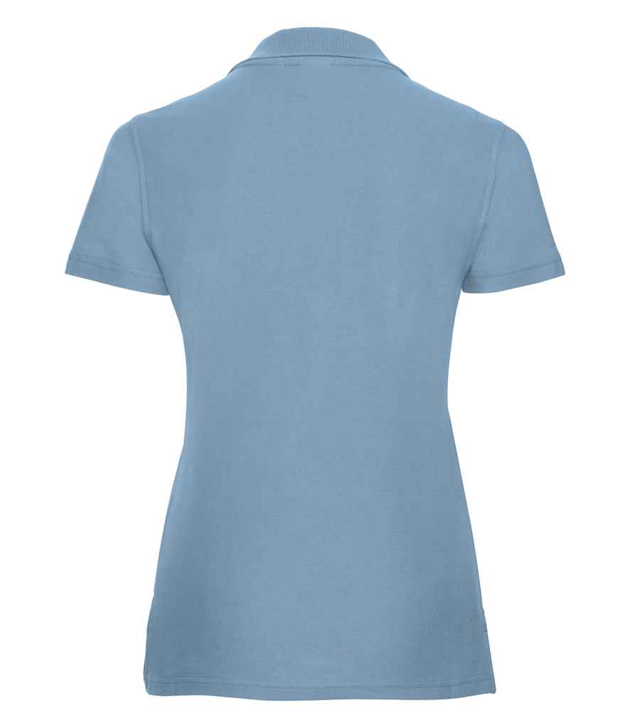 Russell Ladies Ultimate Cotton Piqué Polo Shirt in by Russell — Custom branded clothing by Print Press, featuring premium embroidery produced in our specialist print lab in the UK.