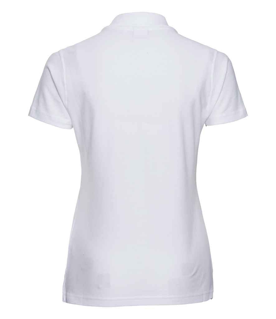 Russell Ladies Ultimate Cotton Piqué Polo Shirt in by Russell — Custom branded clothing by Print Press, featuring premium embroidery produced in our specialist print lab in the UK.