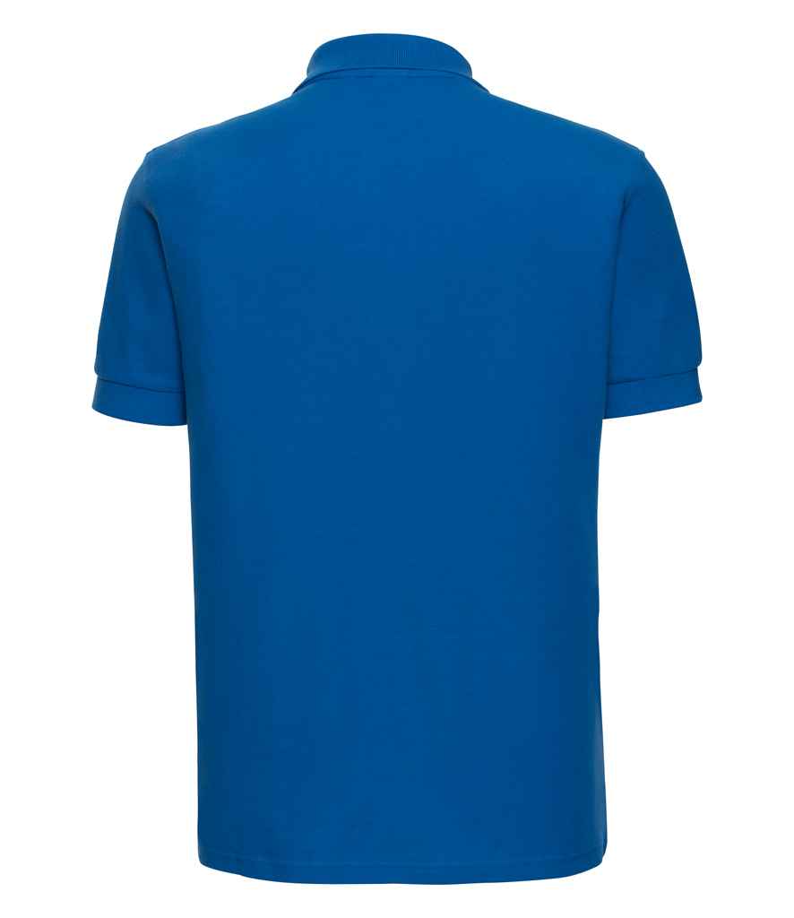 Russell Ultimate Cotton Piqué Polo Shirt in by Russell — Custom branded clothing by Print Press, featuring premium embroidery produced in our specialist print lab in the UK.