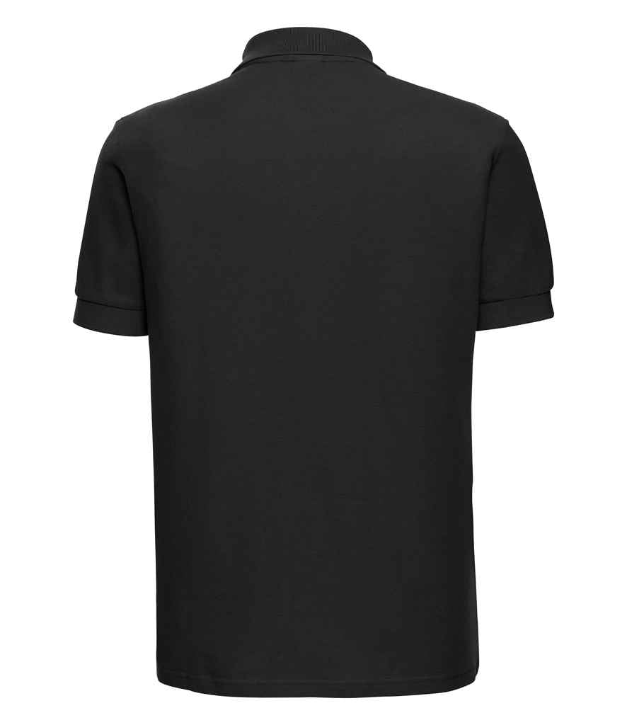 Russell Ultimate Cotton Piqué Polo Shirt in by Russell — Custom branded clothing by Print Press, featuring premium embroidery produced in our specialist print lab in the UK.