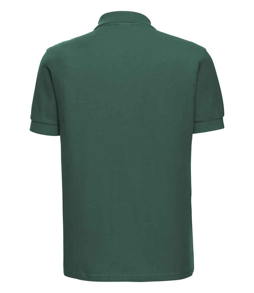 Russell Ultimate Cotton Piqué Polo Shirt in by Russell — Custom branded clothing by Print Press, featuring premium embroidery produced in our specialist print lab in the UK.