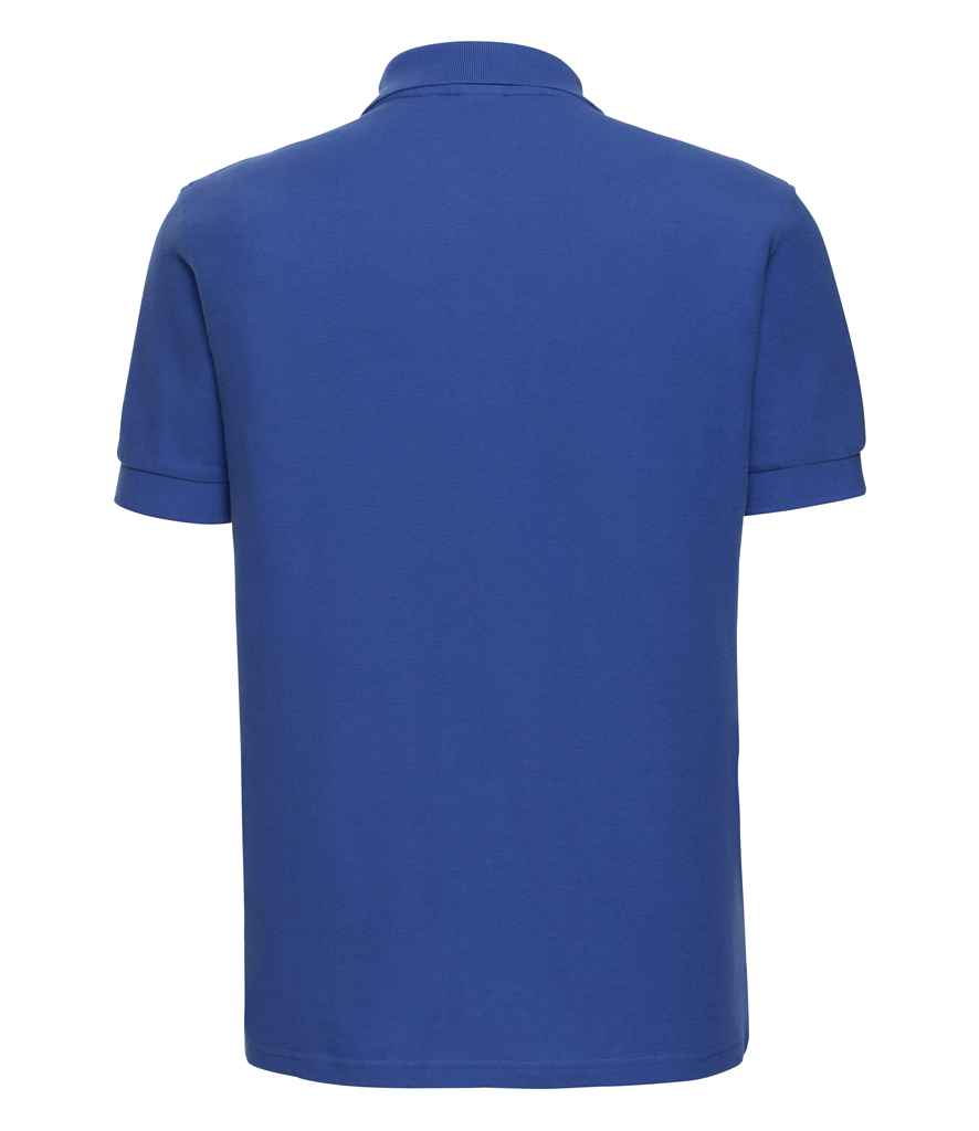 Russell Ultimate Cotton Piqué Polo Shirt in by Russell — Custom branded clothing by Print Press, featuring premium embroidery produced in our specialist print lab in the UK.