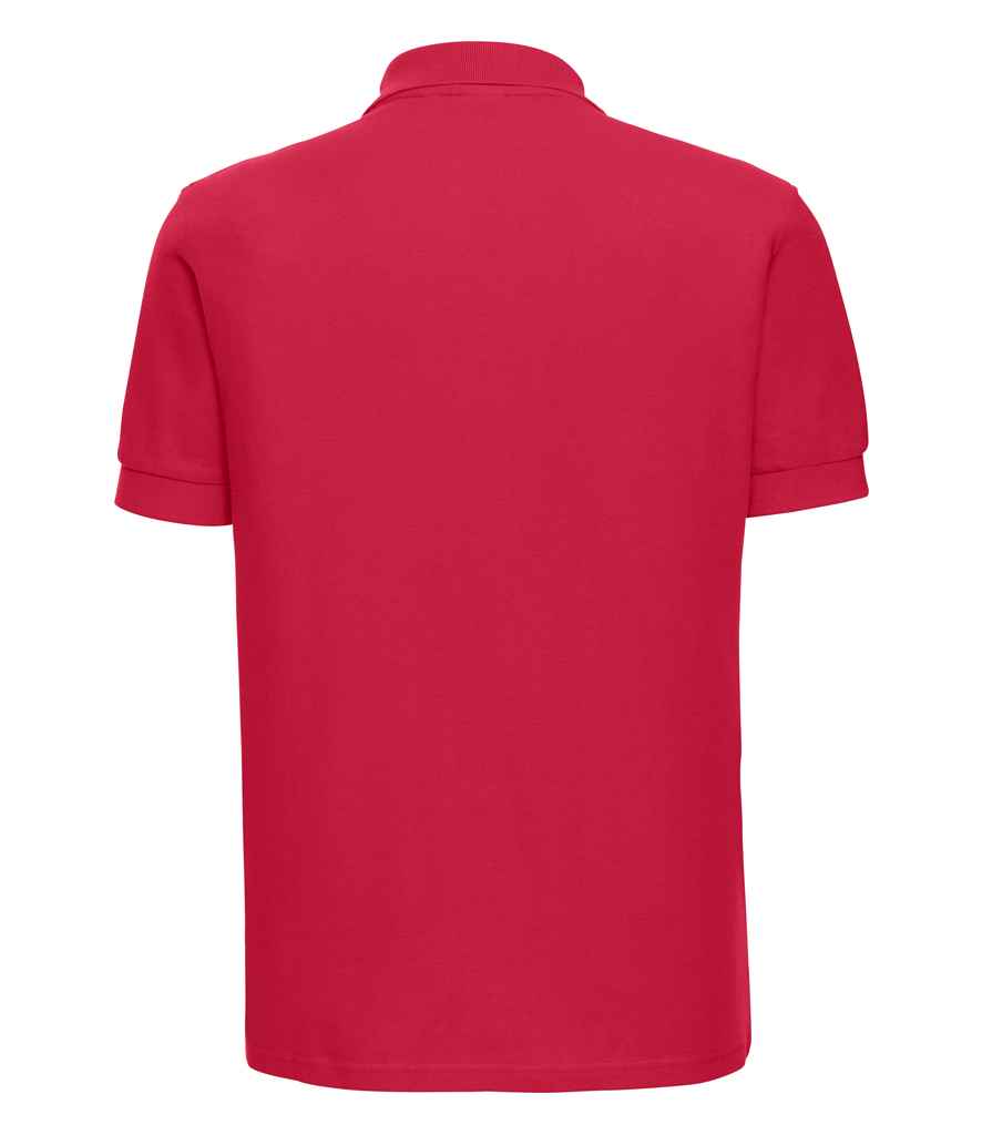 Russell Ultimate Cotton Piqué Polo Shirt in by Russell — Custom branded clothing by Print Press, featuring premium embroidery produced in our specialist print lab in the UK.