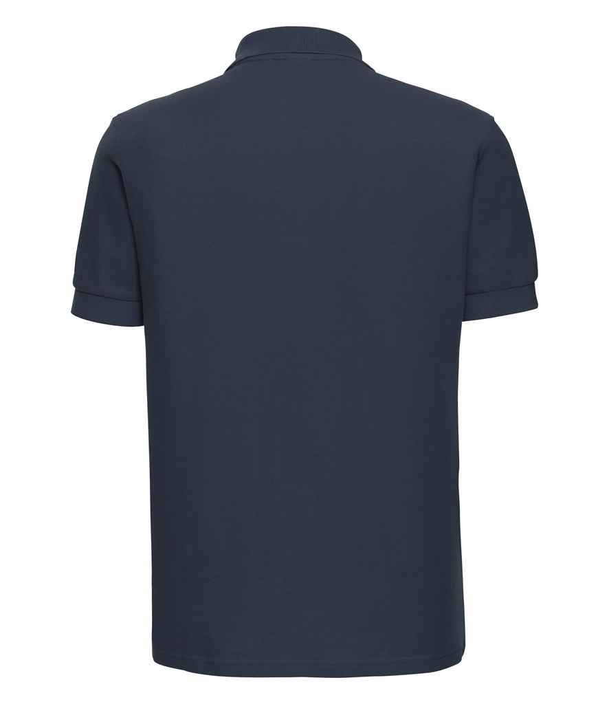 Russell Ultimate Cotton Piqué Polo Shirt in by Russell — Custom branded clothing by Print Press, featuring premium embroidery produced in our specialist print lab in the UK.