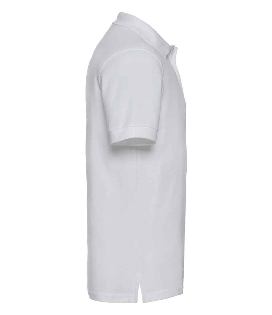 Russell Ultimate Cotton Piqué Polo Shirt in by Russell — Custom branded clothing by Print Press, featuring premium embroidery produced in our specialist print lab in the UK.