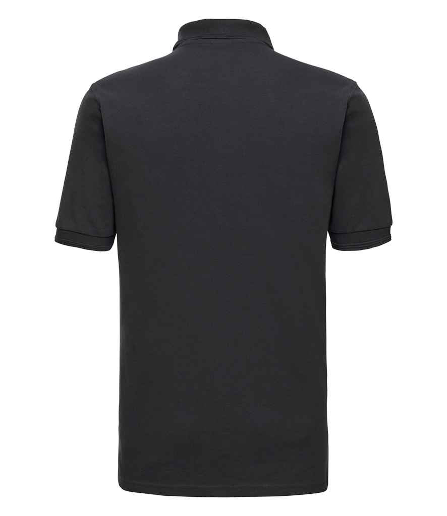 Russell Hardwearing Poly/Cotton Piqué Polo Shirt in by Russell — Custom branded clothing by Print Press, featuring premium embroidery produced in our specialist print lab in the UK.