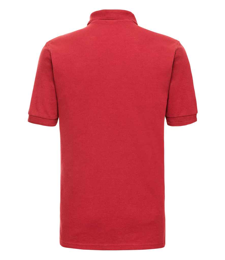 Russell Hardwearing Poly/Cotton Piqué Polo Shirt in by Russell — Custom branded clothing by Print Press, featuring premium embroidery produced in our specialist print lab in the UK.