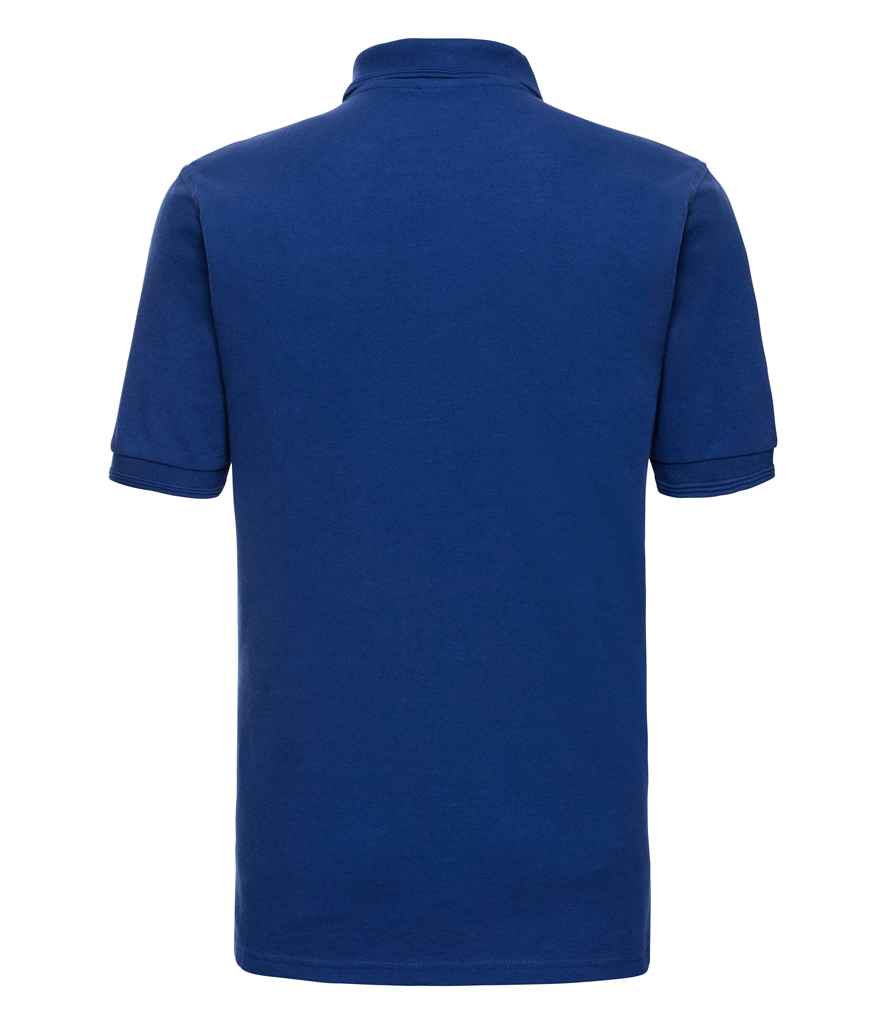 Russell Hardwearing Poly/Cotton Piqué Polo Shirt in by Russell — Custom branded clothing by Print Press, featuring premium embroidery produced in our specialist print lab in the UK.