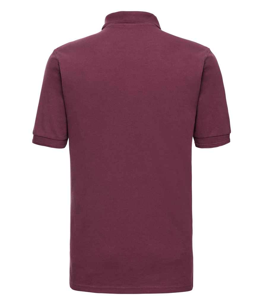 Russell Hardwearing Poly/Cotton Piqué Polo Shirt in by Russell — Custom branded clothing by Print Press, featuring premium embroidery produced in our specialist print lab in the UK.