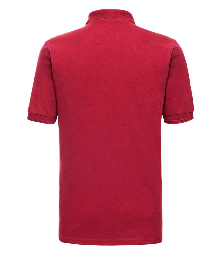 Russell Hardwearing Poly/Cotton Piqué Polo Shirt in by Russell — Custom branded clothing by Print Press, featuring premium embroidery produced in our specialist print lab in the UK.
