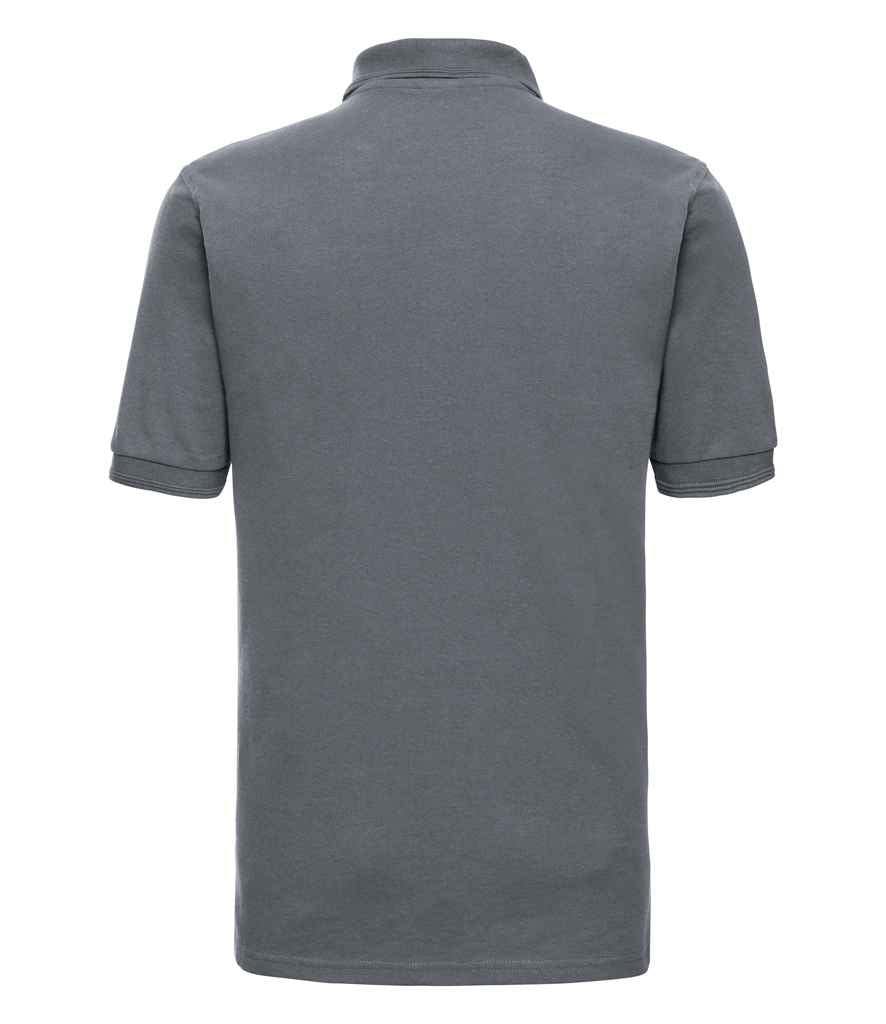 Russell Hardwearing Poly/Cotton Piqué Polo Shirt in by Russell — Custom branded clothing by Print Press, featuring premium embroidery produced in our specialist print lab in the UK.