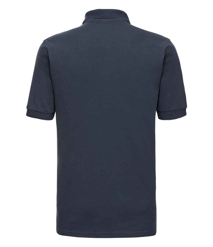 Russell Hardwearing Poly/Cotton Piqué Polo Shirt in by Russell — Custom branded clothing by Print Press, featuring premium embroidery produced in our specialist print lab in the UK.