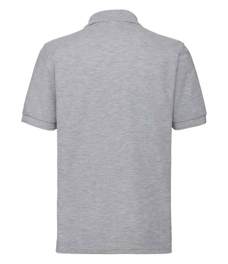 Russell Hardwearing Poly/Cotton Piqué Polo Shirt in by Russell — Custom branded clothing by Print Press, featuring premium embroidery produced in our specialist print lab in the UK.