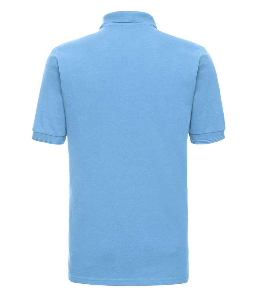 Russell Hardwearing Poly/Cotton Piqué Polo Shirt in by Russell — Custom branded clothing by Print Press, featuring premium embroidery produced in our specialist print lab in the UK.