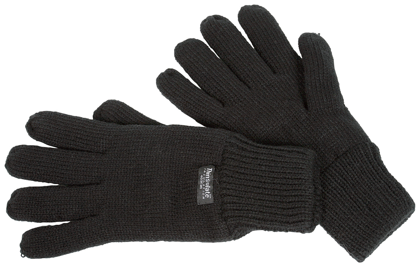 Thinsulate Lined Knitted Glove in ONE SIZE BLACK by FORT — Custom branded clothing by Print Press, featuring premium embroidery produced in our specialist print lab in the UK.