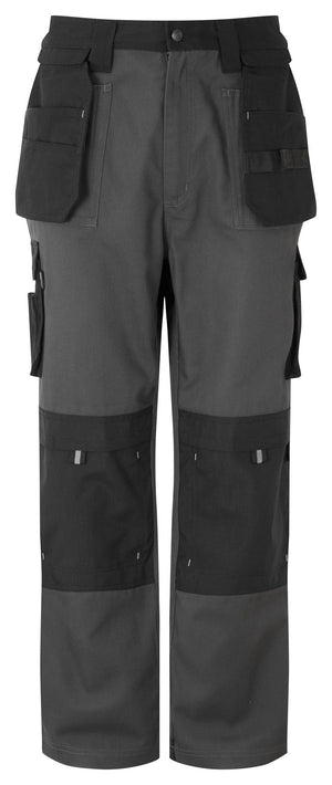 Tuffstuff Extreme Work Trouser in GREY by TUFFSTUFF — Custom branded clothing by Print Press, featuring premium embroidery produced in our specialist print lab in the UK.