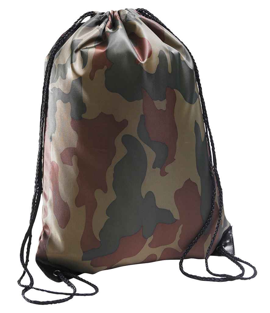 SOL'S Urban Gymsac in ONE Camouflage by SOL'S — Custom branded clothing by Print Press, featuring premium embroidery produced in our specialist print lab in the UK.