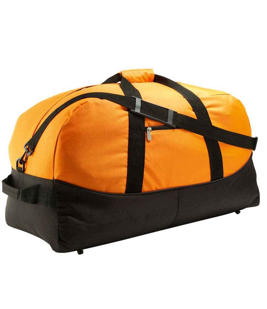 SOL'S Stadium 65 Holdall in ONE Orange by SOL'S — Custom branded clothing by Print Press, featuring premium embroidery produced in our specialist print lab in the UK.