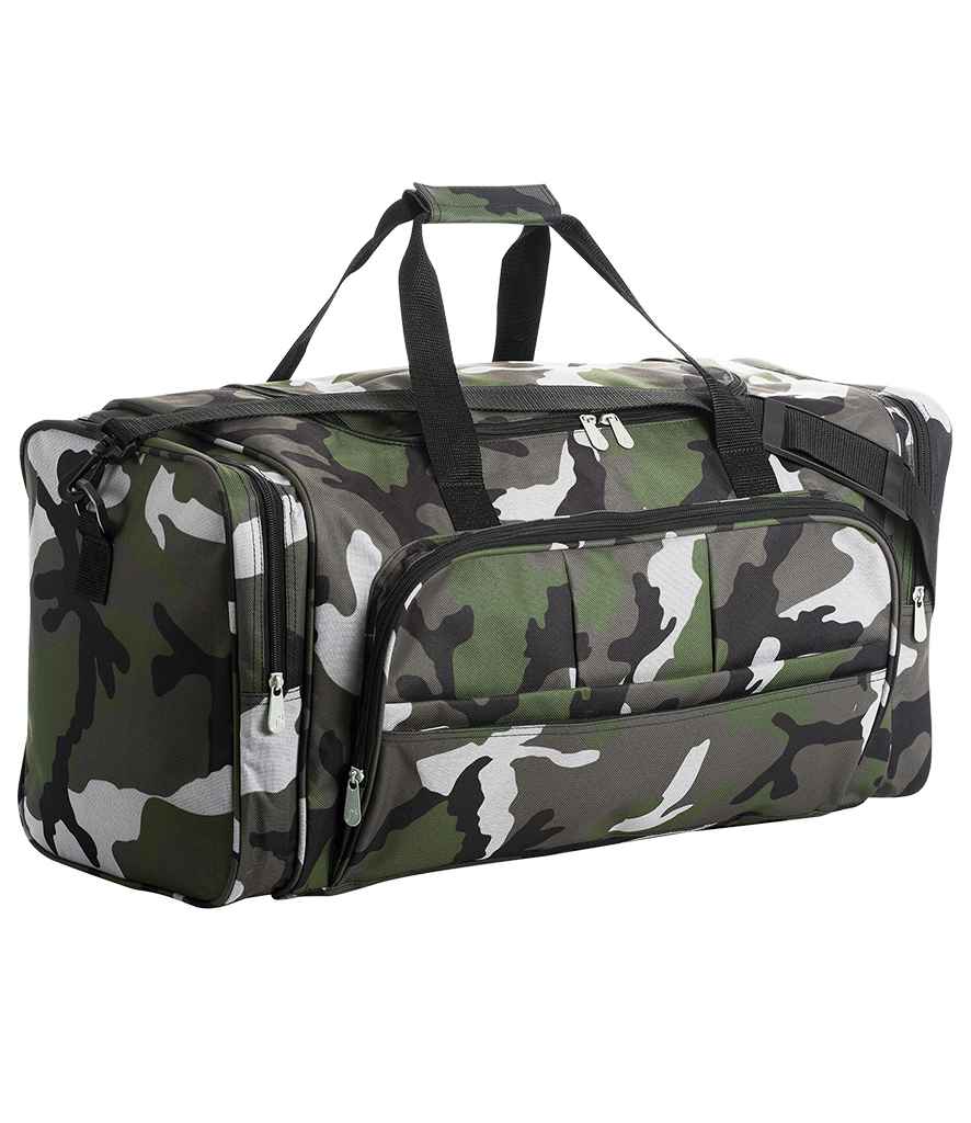 SOL'S Weekend Holdall in ONE Camouflage by SOL'S — Custom branded clothing by Print Press, featuring premium embroidery produced in our specialist print lab in the UK.