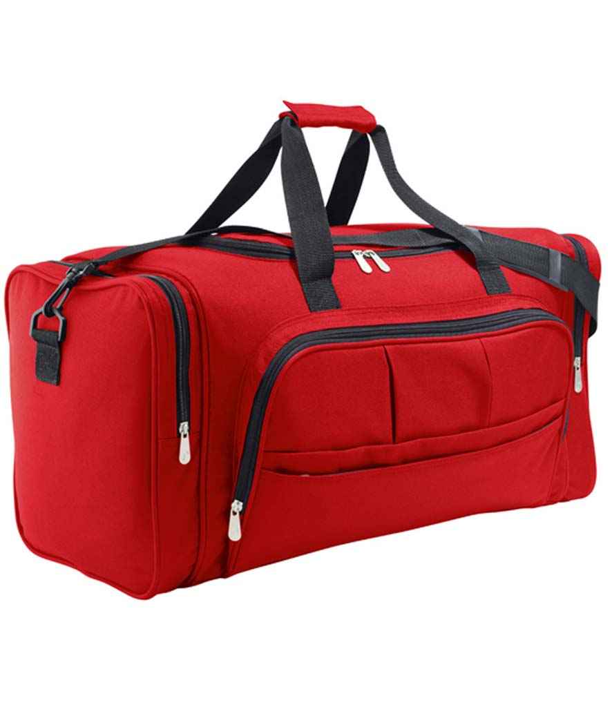 SOL'S Weekend Holdall in ONE Red by SOL'S — Custom branded clothing by Print Press, featuring premium embroidery produced in our specialist print lab in the UK.