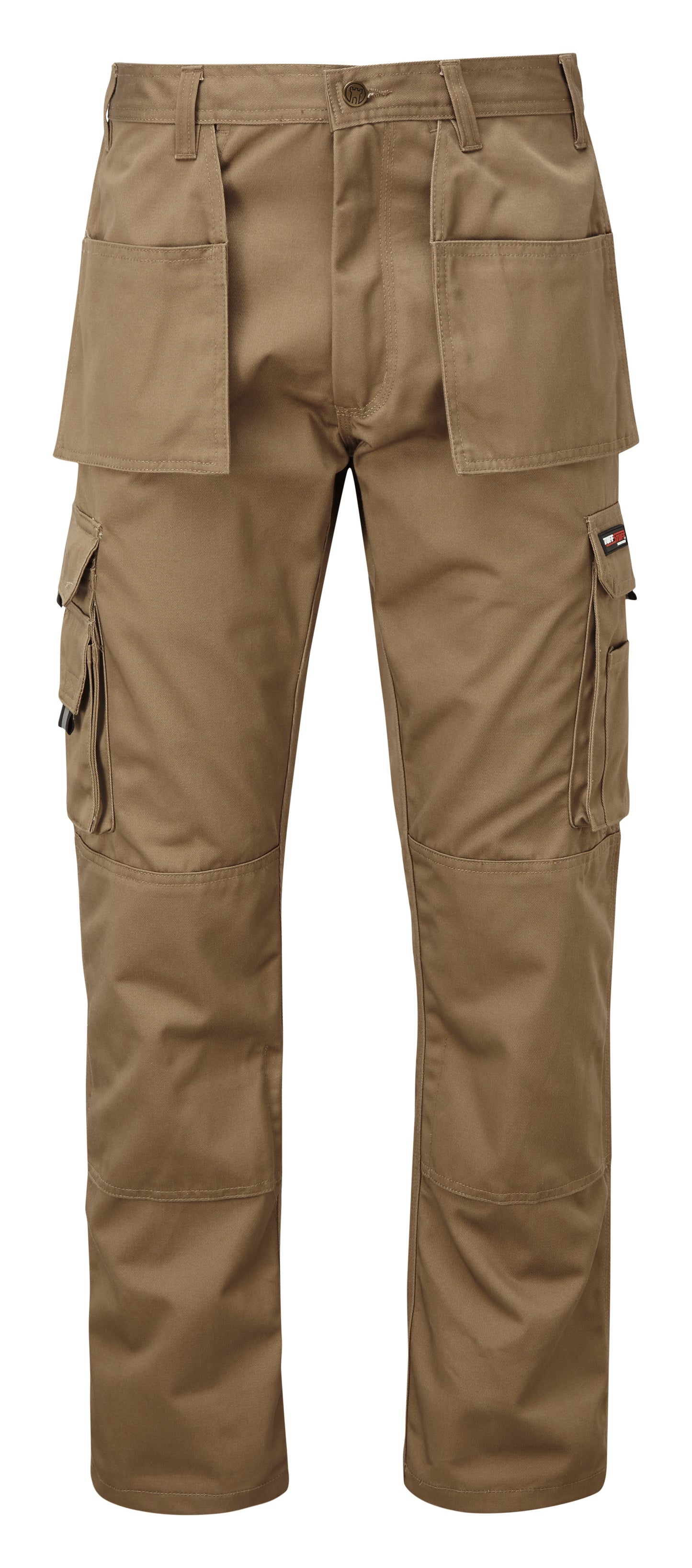 Tuffstuff Pro Work Trousers in STONE by TUFFSTUFF — Custom branded clothing by Print Press, featuring premium embroidery produced in our specialist print lab in the UK.