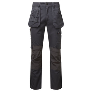 Tuffstuff Proflex Work Trouser in GREY by TUFFSTUFF — Custom branded clothing by Print Press, featuring premium embroidery produced in our specialist print lab in the UK.