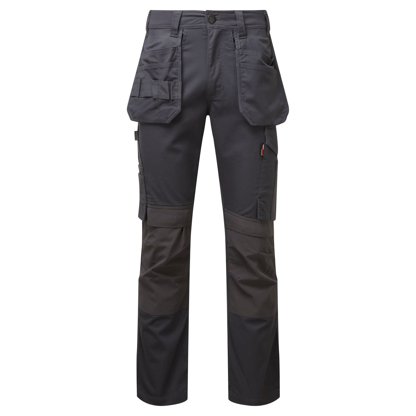 Tuffstuff Proflex Work Trouser in GREY by TUFFSTUFF — Custom branded clothing by Print Press, featuring premium embroidery produced in our specialist print lab in the UK.