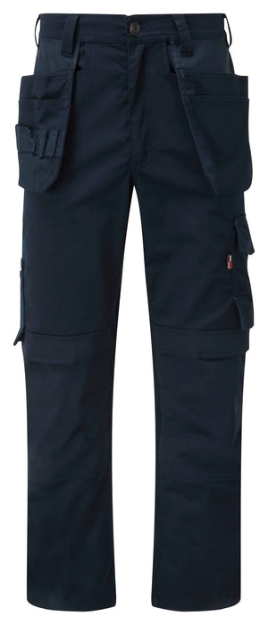 Tuffstuff Proflex Work Trouser in NAVY BLUE by TUFFSTUFF — Custom branded clothing by Print Press, featuring premium embroidery produced in our specialist print lab in the UK.
