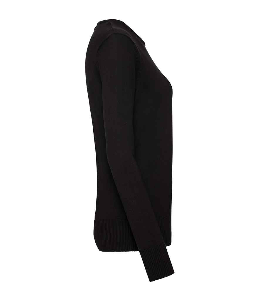 Russell Collection Ladies Cotton Acrylic Crew Neck Sweater in by Russell — Custom branded clothing by Print Press, featuring premium embroidery produced in our specialist print lab in the UK.