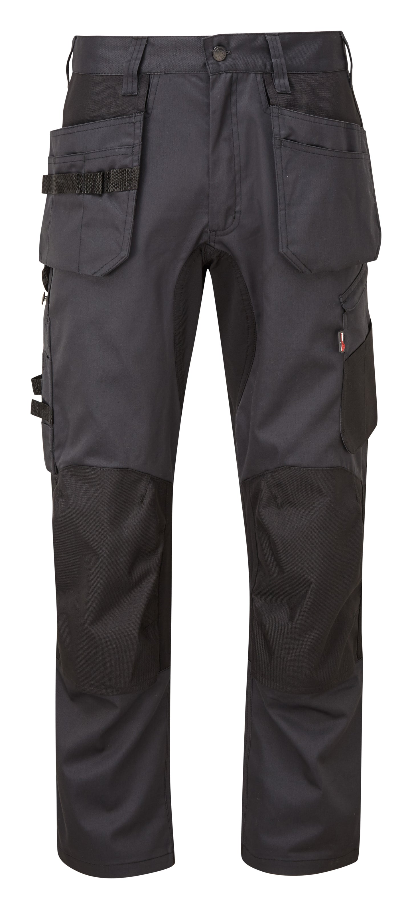 Tuffstuff X-Motion Work Trouser in GREY by TUFFSTUFF — Custom branded clothing by Print Press, featuring premium embroidery produced in our specialist print lab in the UK.