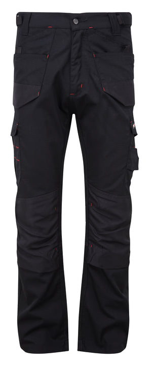 Tuffstuff Elite Work Trouser in BLACK by TUFFSTUFF — Custom branded clothing by Print Press, featuring premium embroidery produced in our specialist print lab in the UK.