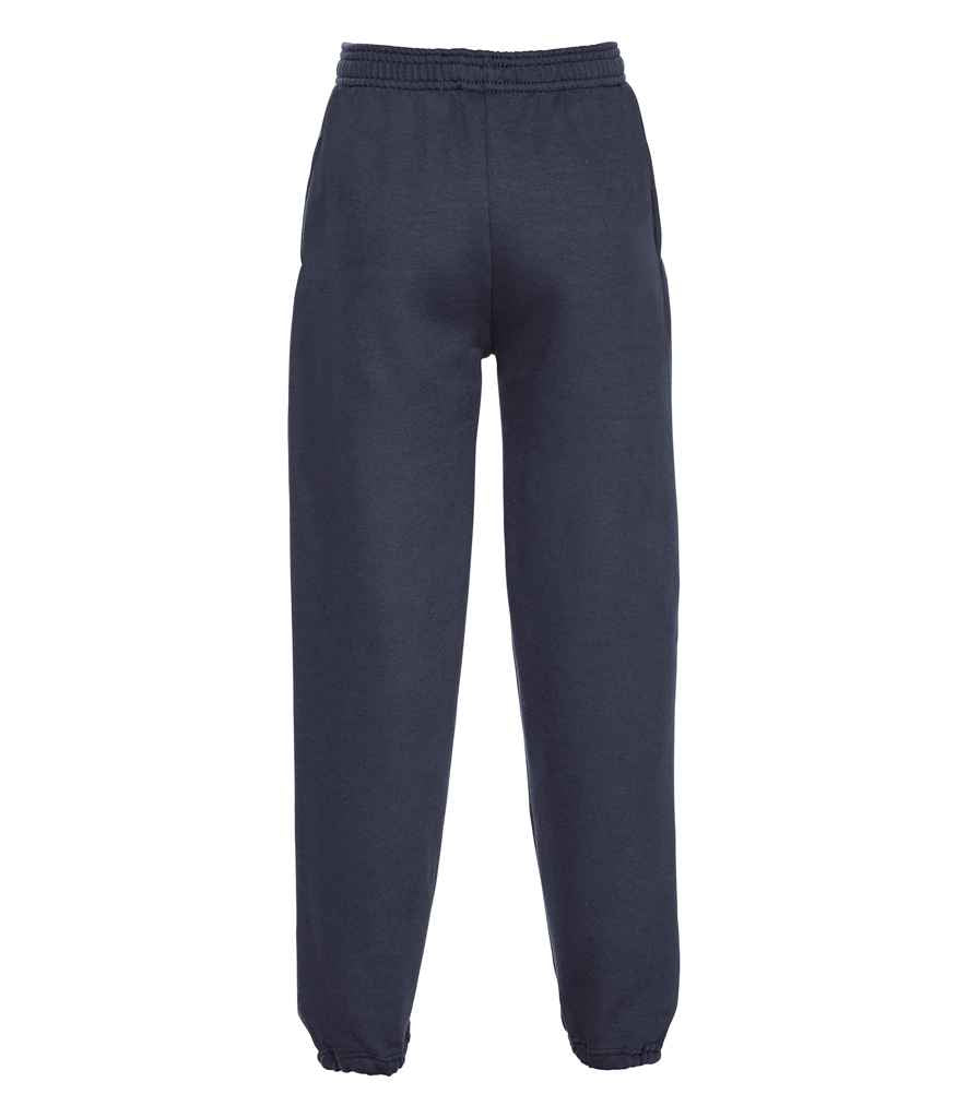 Russell Schoolgear Kids Elasticated Hem Jog Pants in by Russell — Custom branded clothing by Print Press, featuring premium embroidery produced in our specialist print lab in the UK.