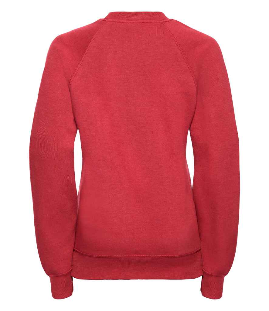 Russell Schoolgear Kids Raglan Sweatshirt in by Russell — Custom branded clothing by Print Press, featuring premium embroidery produced in our specialist print lab in the UK.