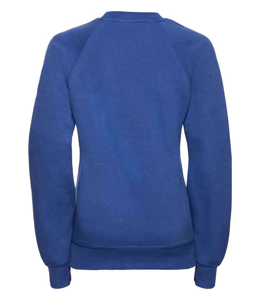 Russell Schoolgear Kids Raglan Sweatshirt in by Russell — Custom branded clothing by Print Press, featuring premium embroidery produced in our specialist print lab in the UK.