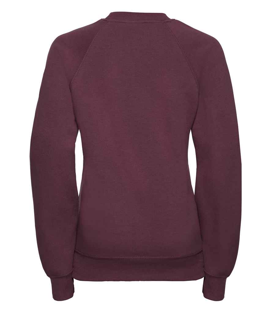 Russell Schoolgear Kids Raglan Sweatshirt in by Russell — Custom branded clothing by Print Press, featuring premium embroidery produced in our specialist print lab in the UK.