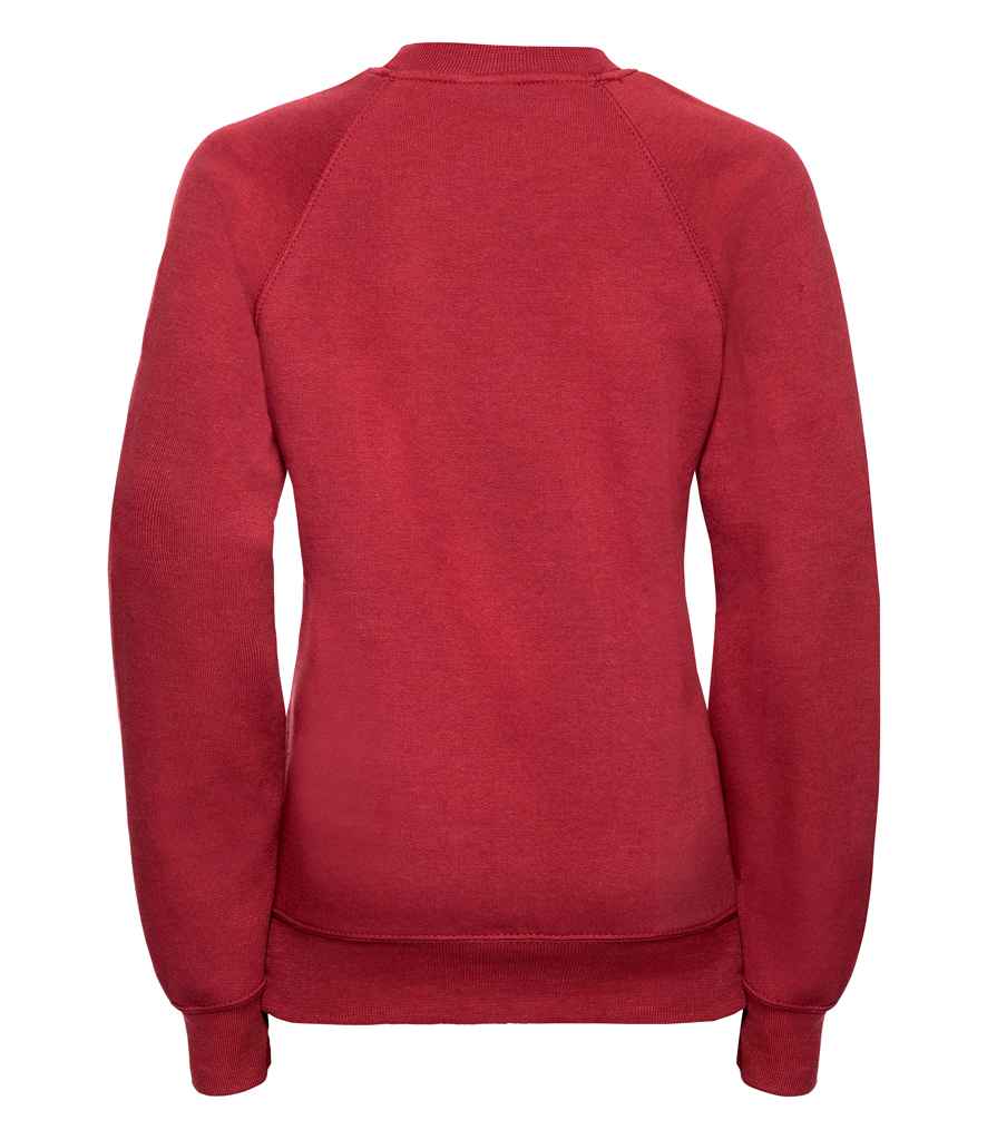 Russell Schoolgear Kids Raglan Sweatshirt in by Russell — Custom branded clothing by Print Press, featuring premium embroidery produced in our specialist print lab in the UK.